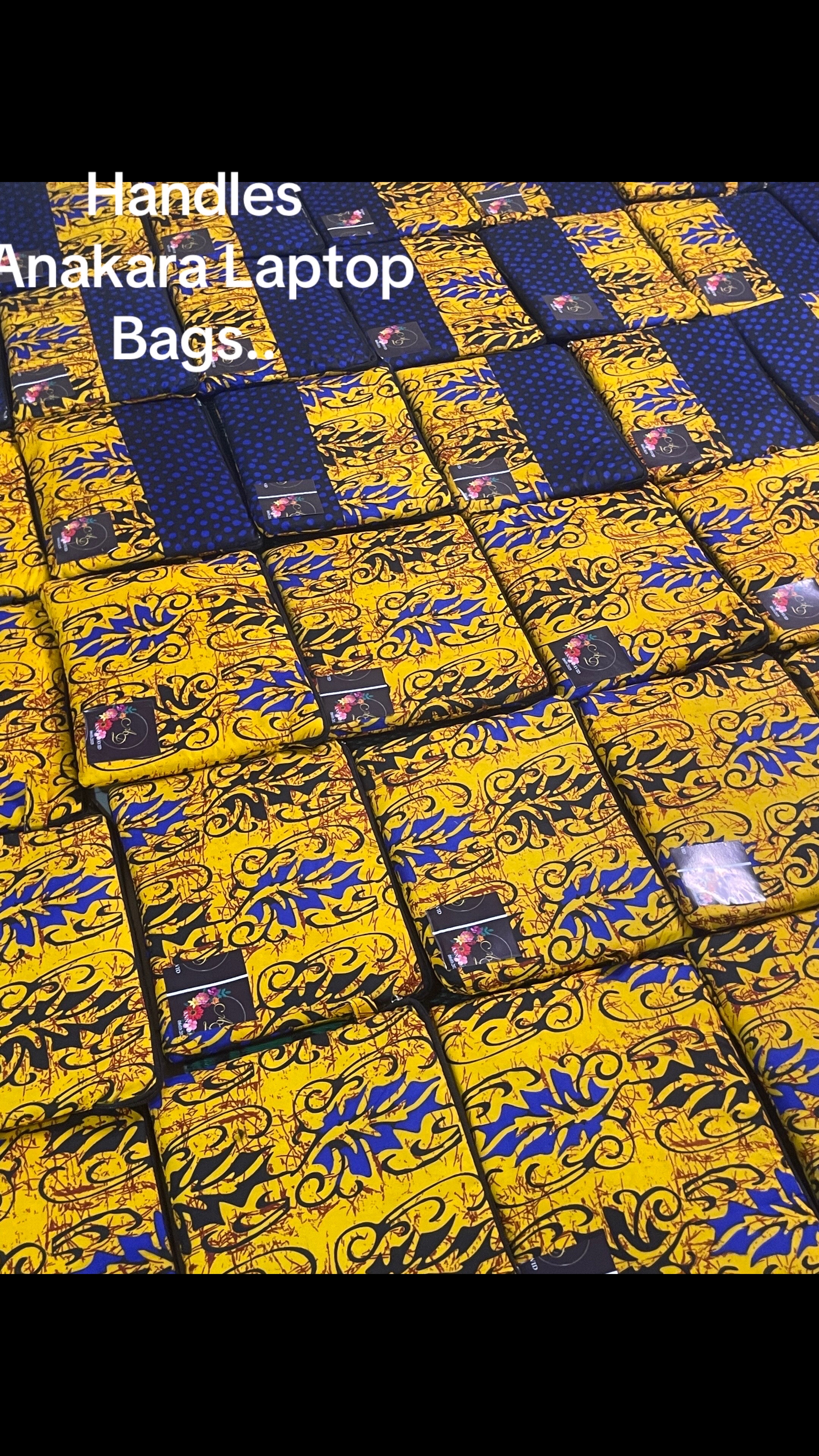 Ankara Laptop Bags