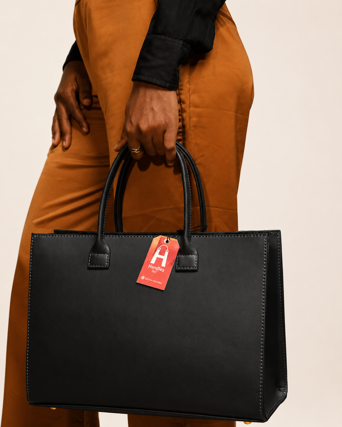 The "Maxi" sized professional structured work tote bag
